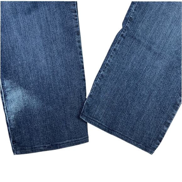 Lee Classic Fit Straight Leg Blue Jeans - At the Waist - Plus Size 16 Petite - Picture 6 of 14